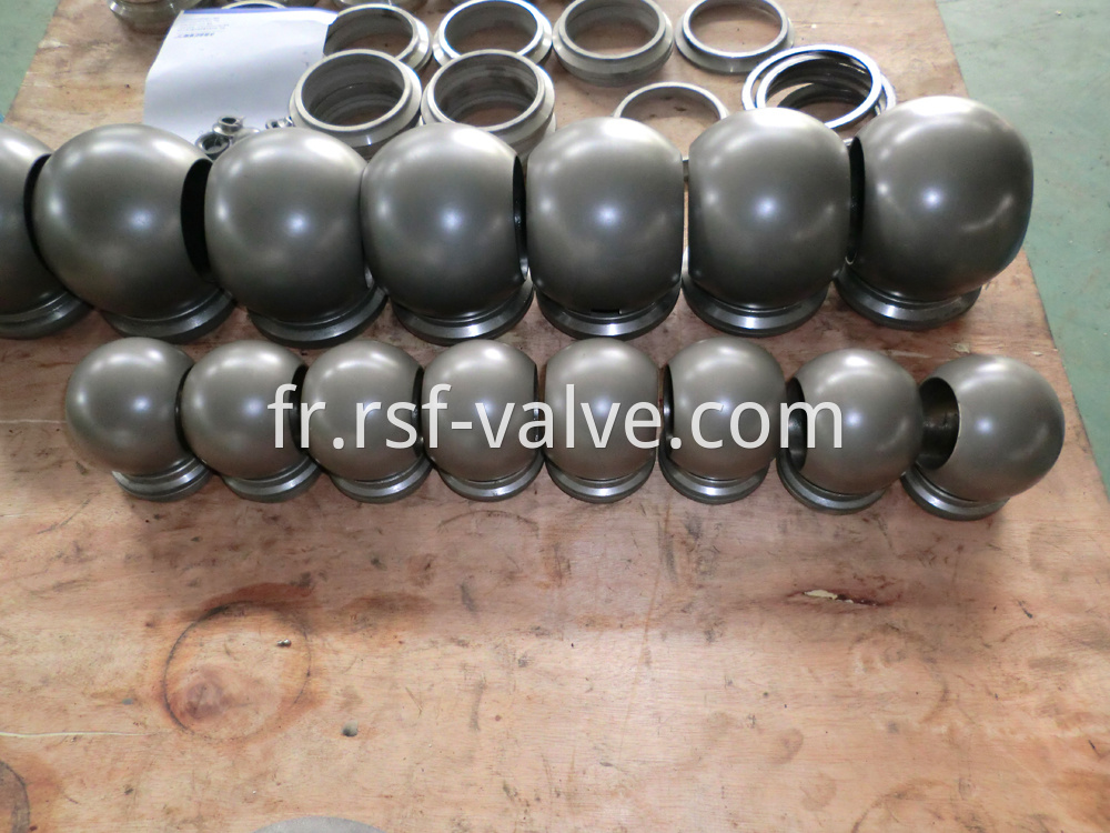 3pcs Forged Body Metal Seat Ball Valve 4